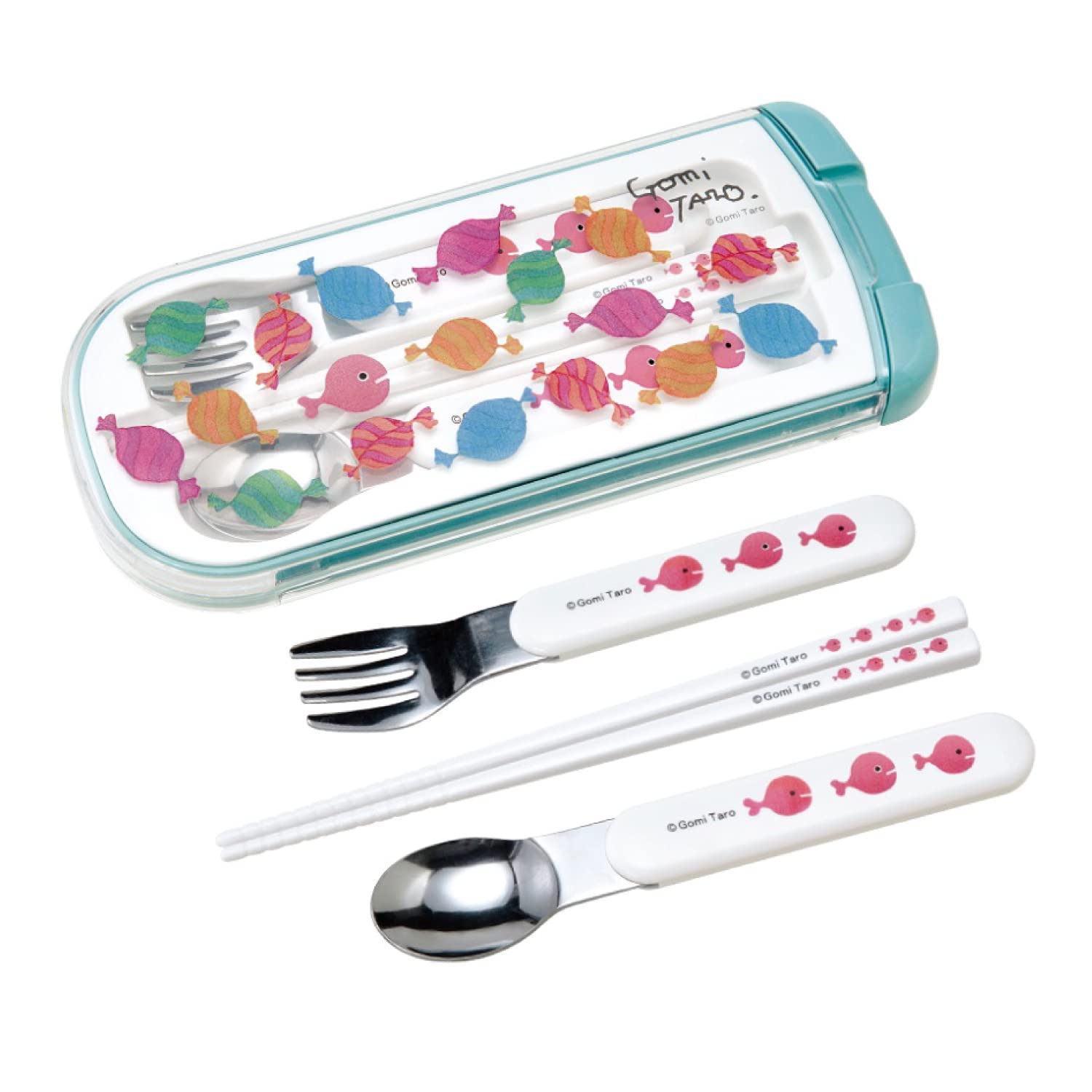 Amazon.co.jp: 学研ステイフル 五味太郎 きんぎょがにげた 抗菌加工 箸